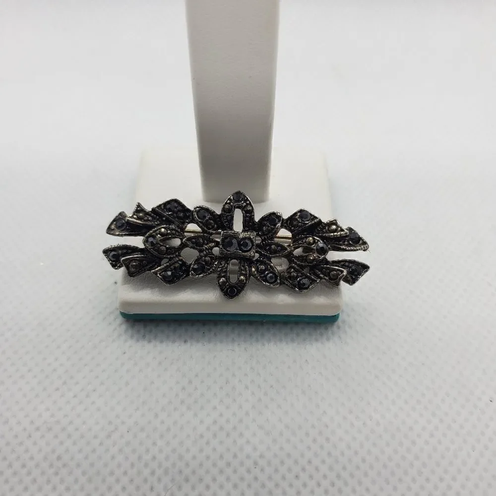 Marcasite Pin & Earrings